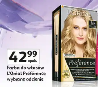 Auchan Farba do włosów 8.3 L'oreal Preference oferta