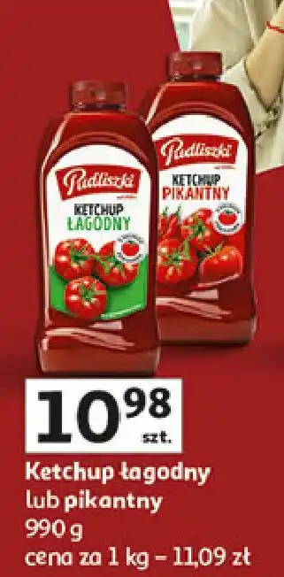 Auchan Ketchup łagodny Pudliszki oferta