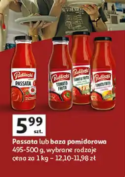 Auchan Passata tomato frito zioła i smak pieczonego czosnku Pudliszki oferta