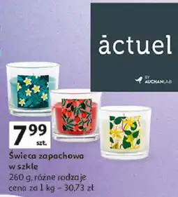 Auchan Świeca zapachowa w szkle Actuel oferta