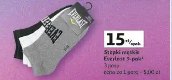 Auchan Stopki męskie Everlast oferta