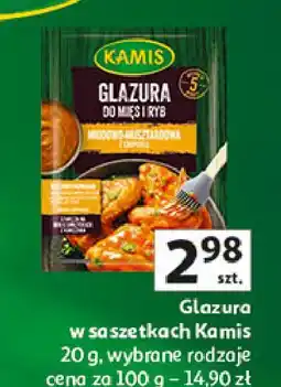 Auchan Glazura do mięs i ryb miodowo-musztardowa z chipotle Kamis oferta