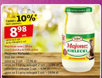 Auchan Majonez kielecki Społem Kielce oferta