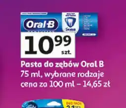 Auchan Pasta do zębów healthy whitening Oral-B Pro-Expert oferta