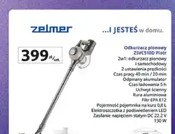 Auchan Odkurzacz pionowy zsvc510 Zelmer oferta