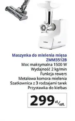 Auchan Maszynka do mięsa zmm 3512b Zelmer oferta