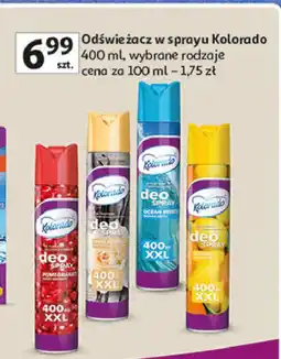 Auchan Odświeżacz rose Kolorado Deo Spray oferta