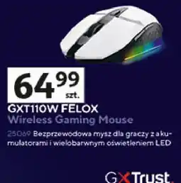 Auchan Mysz gxt110w felox Gxt Trust Gaming oferta