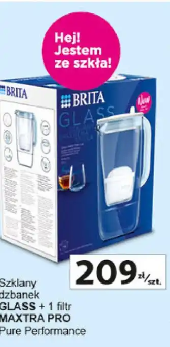 Auchan Dzbanek filtrujący glass 2.5 l Brita oferta