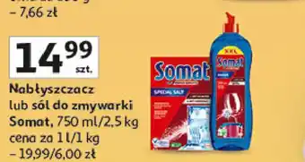 Auchan Nabłyszczacz do zmywarek Somat oferta