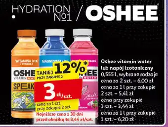 Auchan Napój witaminy i minerały Oshee Vitamin Water oferta