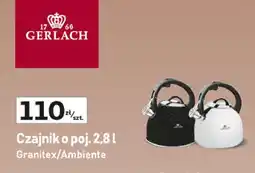 Auchan Czajnik granitex 2.8 l Gerlach oferta