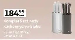 Auchan Komplet 5 noży w bloku smart grey Gerlach oferta