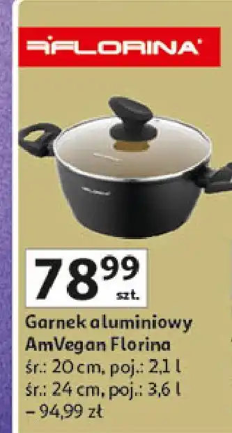 Auchan Garnek amvegan 24 cm Florina (Florentyna) oferta