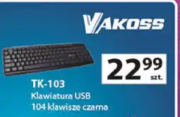 Auchan Klawiatura tk-103 Vakoss oferta