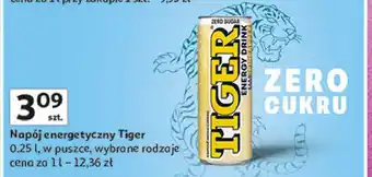 Auchan Napój pineapple zero Tiger Energy Drink oferta