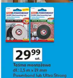 Auchan Taśma montażowa powerband super mocna 1.5 m Tesa oferta