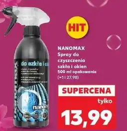 Kaufland Płyn do szkła i okien Nanomax oferta