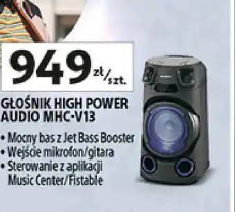 Auchan Głośniik high power audio mhc-v13 Sony oferta