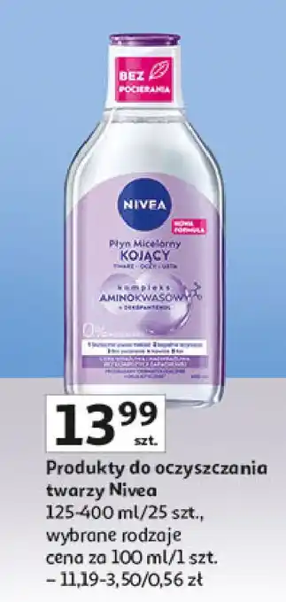 Auchan Płyn micelarny kojący Nivea Visage oferta