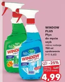 Kaufland Płyn do szyb zielony Gold Drop Window Original Plus oferta