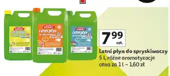 Auchan Płyn letni do spryskiwaczy grejpfrut z pomarańczą Parys Summer Sprint oferta