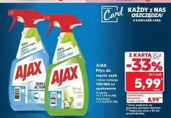 Kaufland Płyn do szyb wiosenny bukiet Ajax Floral Fiesta oferta