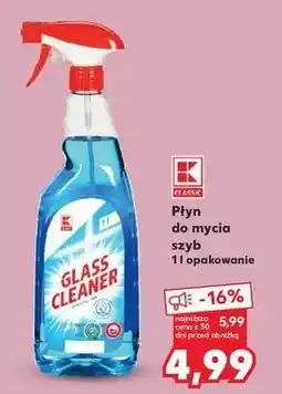 Kaufland Płyn do mycia szyb K-Classic oferta