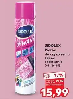 Kaufland Pianka do czyszczenia dywanów Sidolux oferta