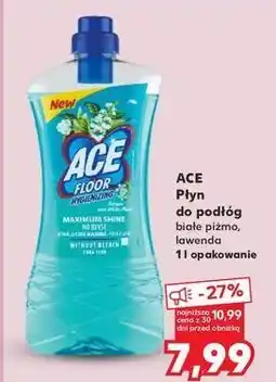 Kaufland Płyn do podłóg talk i białe piżmo Ace Floor oferta