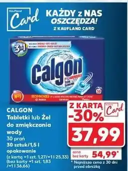 Kaufland Tabletki zmiękczające wodę przeciw kamieniowi Calgon oferta