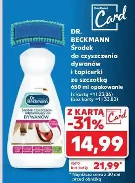 Kaufland Środek czyszcząco-odplamiający do dywanów Dr. Beckmann oferta