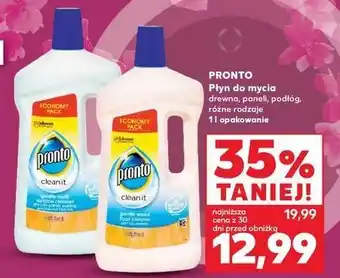 Kaufland Płyn do paneli i drewna Pronto 5 W 1 oferta