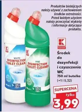 Kaufland Środek do wc zielony K-Classic oferta