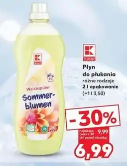 Kaufland Płyn do płukania sommer-blumen K-Classic oferta