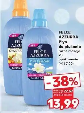 Kaufland Płyn do płukania amber & vanila Felce Azzurra oferta