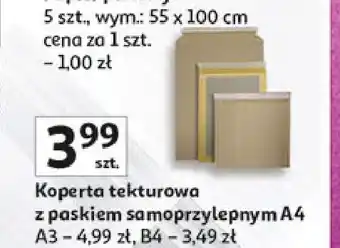 Auchan Koperta tekturowa z paskiem b4 oferta