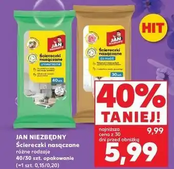 Kaufland Ściereczki nasączone do mebli Jan Niezbędny oferta