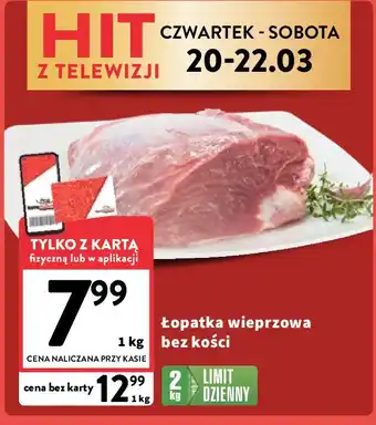 Intermarche Łopatka wieprzowa bez kości oferta