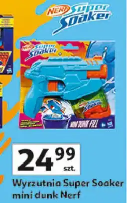Auchan Wyrzutnia mini dunk Nerf Super Soaker oferta