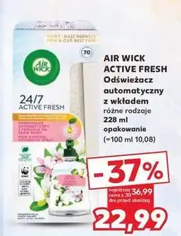 Kaufland Odświeżacz powietrza białe kwiaty jasmine Air Wick Active Fresh oferta