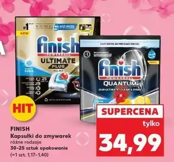 Kaufland Tabletki do zmywarek ultimate lemon Finish Quantum oferta