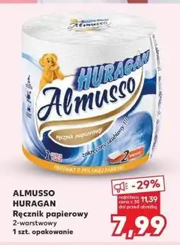 Kaufland Ręcznik papierowy Almusso Huragan oferta