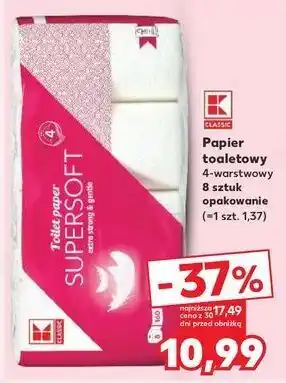 Kaufland Papier toaletowy supersoft K-Classic oferta