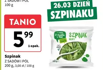 Intermarche Szpinak Z Sadów I Pól oferta