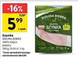 Intermarche Szynka 100% mięsa Dolina Dobra oferta