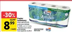 Intermarche Papier toaletowy biały Foxy Artistico oferta