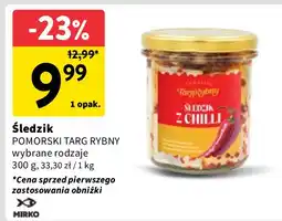 Intermarche Śledzik z chilli Pomorski Targ Rybny oferta