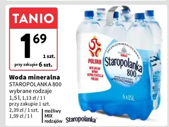 Intermarche Woda niegazowana Staropolanka oferta