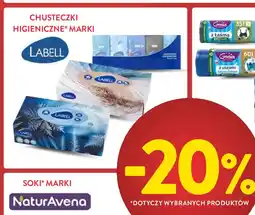 Intermarche Chusteczki higieniczne 3-warstwowe Labell oferta